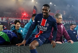 Dembele phá kỷ lục của Mbappe tại Champions League