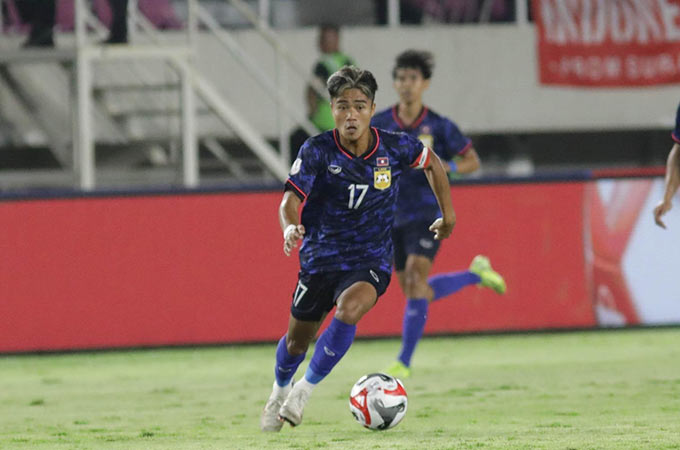 Bounphachan thể hiện phong độ ấn tượng, suýt chút nữa giúp Lào tạo địa chấn ở AFF Cup 2024