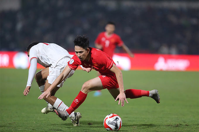 ĐT Việt Nam rộng cửa vào bán kết AFF Cup 2024 - Ảnh: Đức Cường
